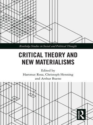 cover image of Critical Theory and New Materialisms